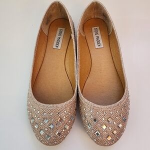 Steve Madden Women's Sparkling Flats - Gold
